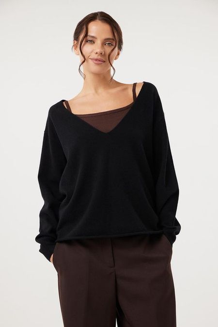 Пуловер свободного кроя Fashion Rebels 7155₽