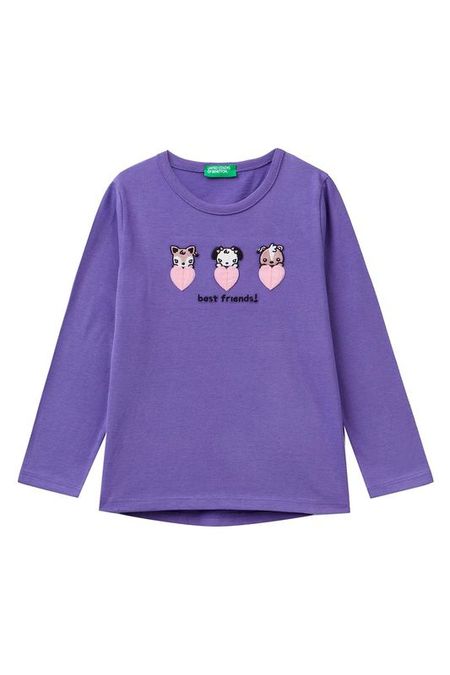 Лонгслив с принтом Benetton 1190₽