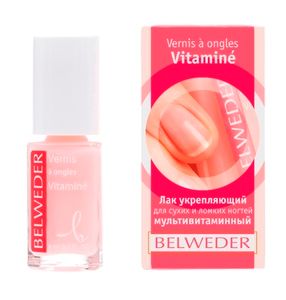 Belweder Лак укрепляющий для сухих и ломких ногтей мультивитаминный 8 мл 418₽