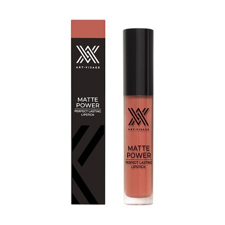 Помада для губ ART-VISAGE MATTE POWER жидкая стойкая с матовым финишем тон 25 Дива
