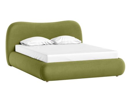 Кровать divanru Эмбер 140 Barhat Olive 55990₽