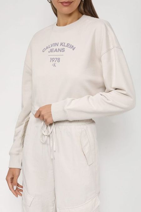 Свитшот из смесового хлопка Calvin Klein Jeans 4220₽