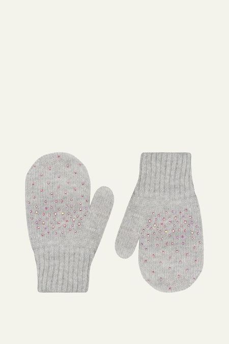 Варежки шерстяные со стразами Totti 790₽