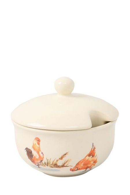 Сахарница с крышкой из фаянса Country Farmyard Grace By Tudor England 1492₽