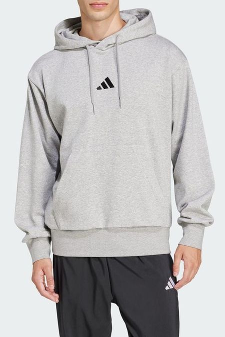 Худи хлопковое с карманом Adidas 4890₽