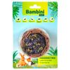 Корзина с высушенными цветками мальвы