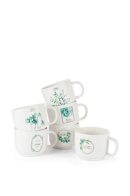 Кружка из фарфора Botanic в ассортименте COINCASA 742₽