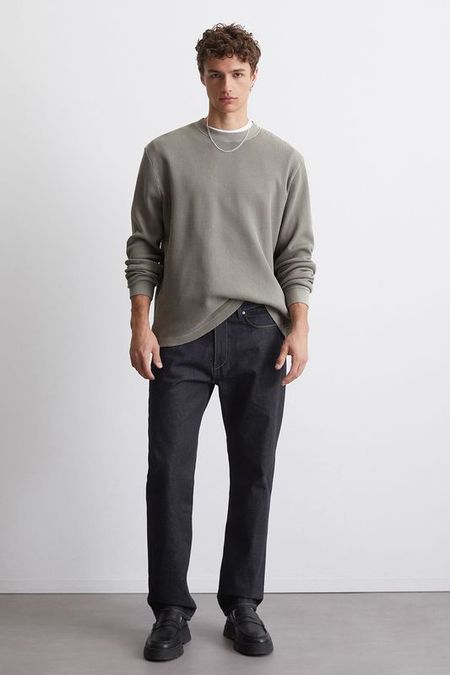 Лонгслив из плотного джерси с вафельной текстурой Marc OPolo Denim 4507₽