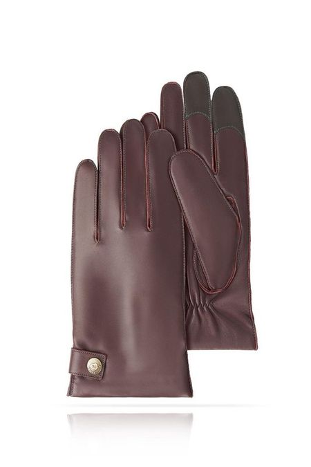 Перчатки кожаные на кнопке MICHEL KATANA 5767₽