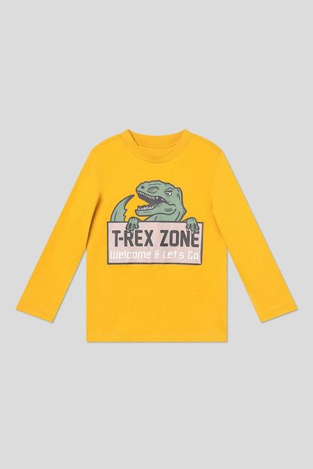 Лонгслив хлопковый с принтом OVS 517₽