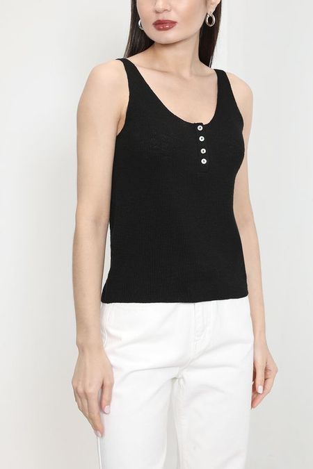 Вязаная майка из хлопка и льна Dunst 2692₽