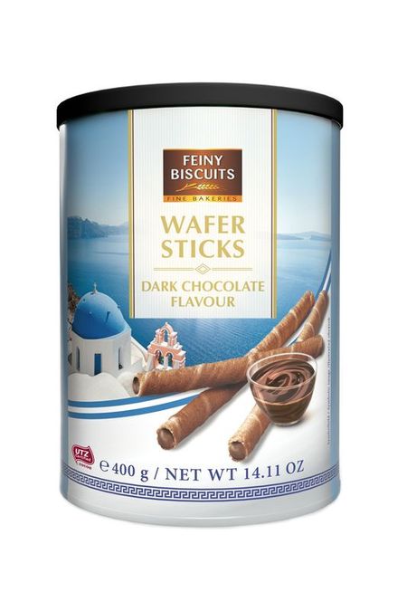 Вафельные трубочки с кремовой начинкой и темным шоколадом Feiny Biscuits 590₽