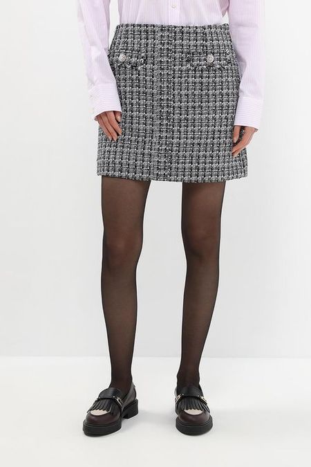 Юбка твидовая с фальш карманами Guess 9300₽