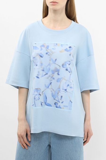 Футболка хлопковая с принтом BOSS 7867₽