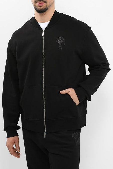 Толстовка хлопковая на молнии Karl Lagerfeld 17317₽