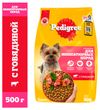 Сухой корм для взрослых собак миниатюрных пород Pedigree с говядиной