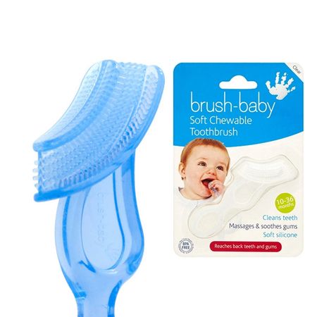 Детская зубная щетка Brush-Baby Силиконовая от 1 до 3 лет 990₽
