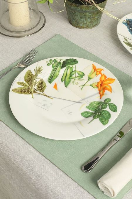 Тарелка обеденная из фарфора Vegan COINCASA 1942₽