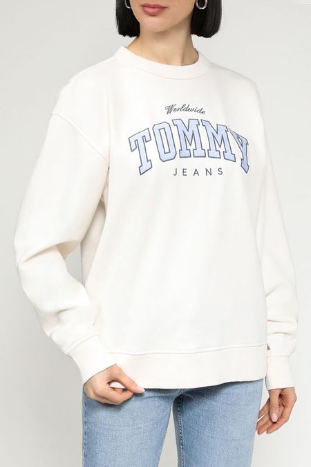 Свитшот хлопковый с логотипом Tommy Jeans 12590₽