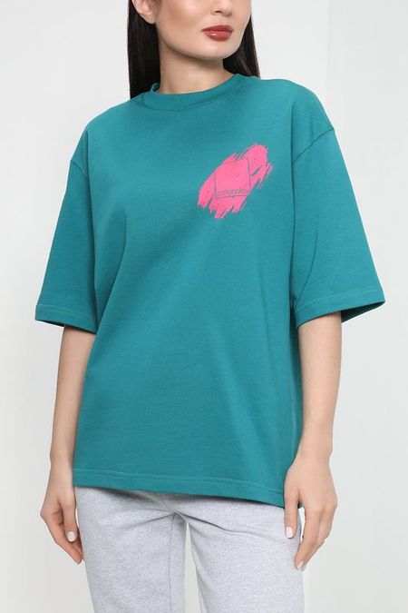 Свободная футболка из органического хлопка COLORPLAY 1072₽