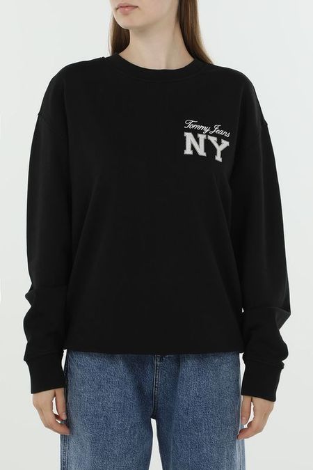 Свитшот хлопковый с логотипом Tommy Jeans 4155₽