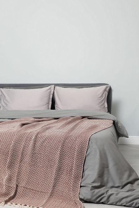 Плед хлопковый с принтом Alpana Tiseco