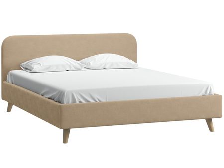 Кровать divanru Лайтси 200 Velvet Beige 42990₽