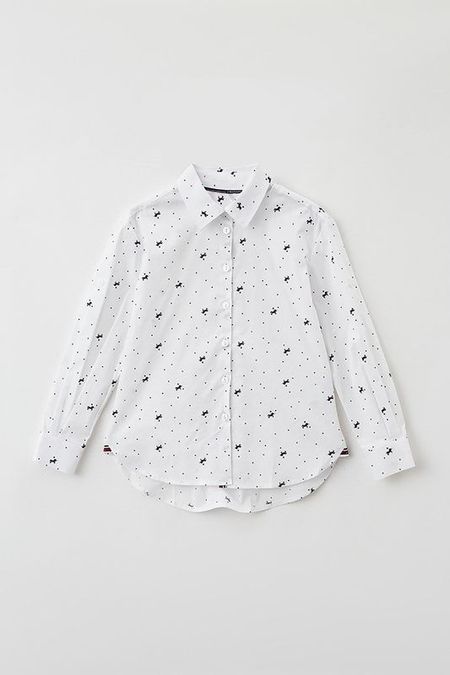 Хлопковая рубашка с принтом Junior Republic 3510₽