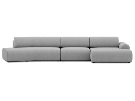 Диван модульный divanru Маиль-4 Bucle Silver 197970₽