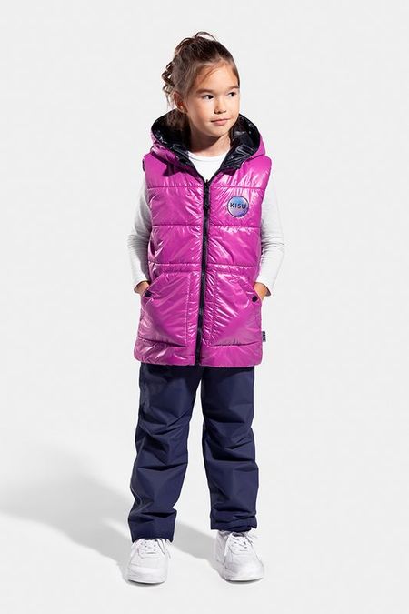 Двухсторонний жилет с капюшоном Kisu 3900₽