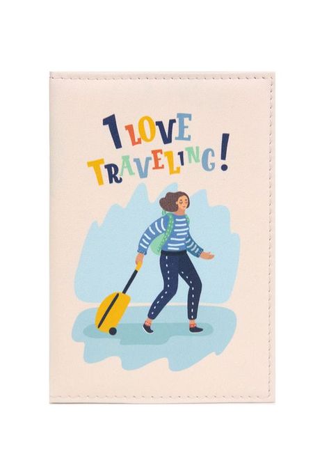 Обложка для паспорта Traveling Girl Kawaii Factory 367₽