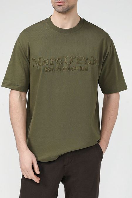 Футболка хлопковая с логотипом Marc OPolo 2880₽