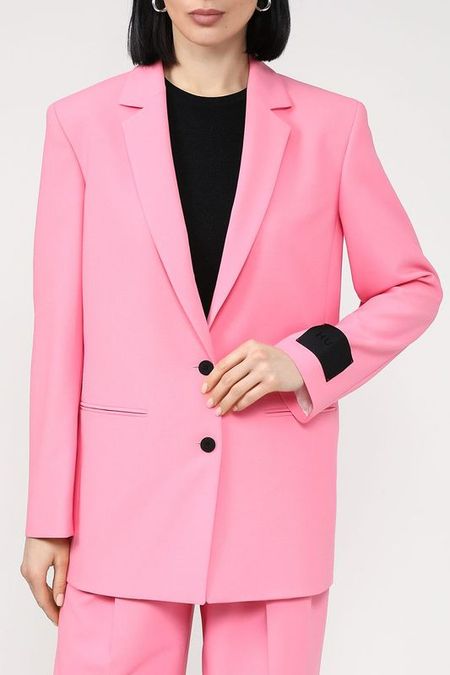 Пиджак однобортный свободного кроя HUGO 17190₽