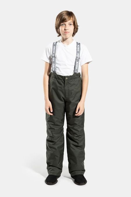 Брюки утепленные на лямках Kisu 6600₽
