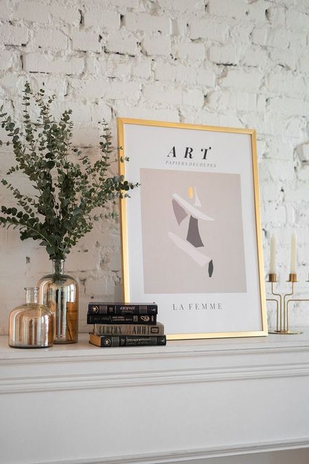 Постер с объемным золотом ART Gallery 5