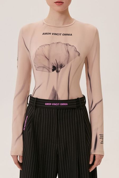 Боди с принтом Be Authentic EVE ESTHER 10875₽