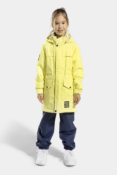 Парка с капюшоном и накладными карманами Kisu 5550₽
