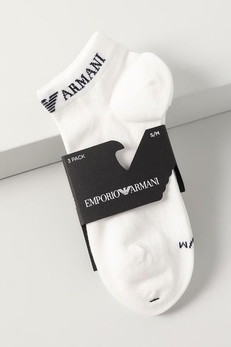 Набор из 3 пар хлопковых укороченных носков EMPORIO ARMANI 2230₽