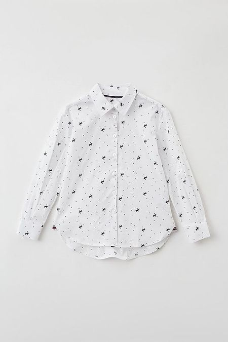 Хлопковая рубашка с принтом Junior Republic 5017₽