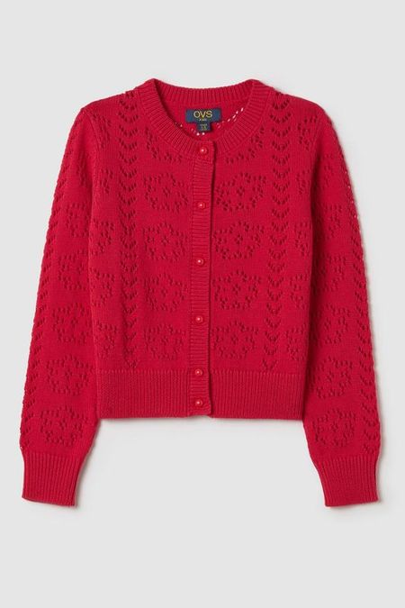 Кардиган ажурный на пуговицах OVS 1740₽