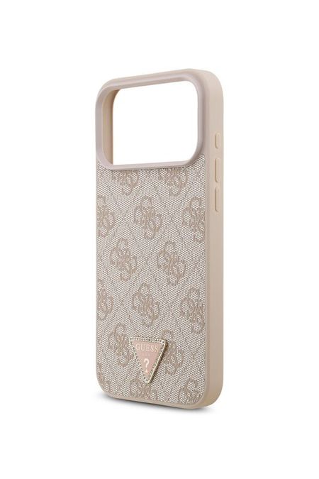 Чехол для iPhone 17 Pro из экокожи с магнитами MagSafe Guess 2617₽