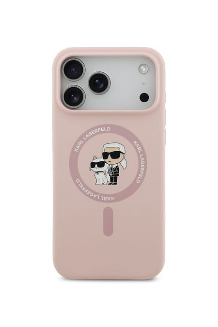Чехол для iPhone 17 Pro Max силиконовый с магнитами MagSafe Karl Lagerfeld 2842₽