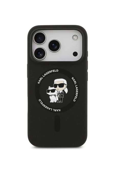 Чехол для iPhone 17 Pro Max силиконовый с магнитами MagSafe Karl Lagerfeld 2842₽