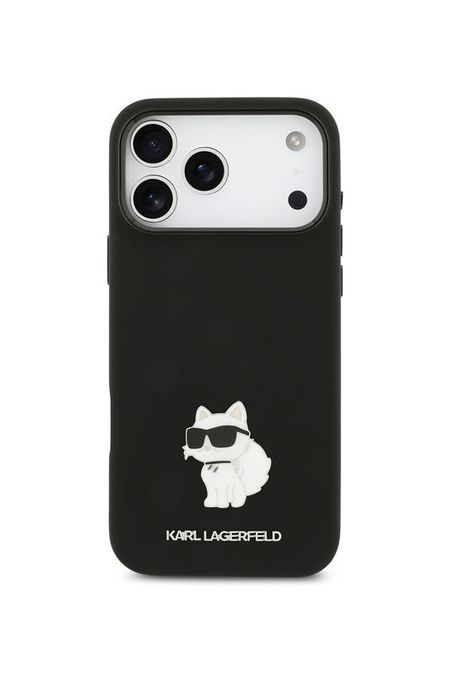 Чехол для iPhone 17 Pro Max силиконовый с покрытием Soft touch Karl Lagerfeld 2617₽