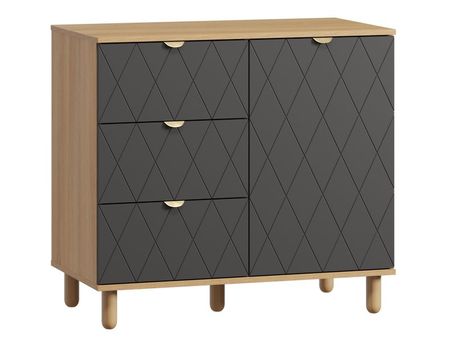 Тумба divanru Теджонс-1 Diamond Grafit Oak 19990₽