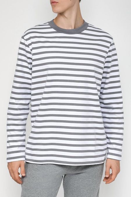 Хлопковый лонгслив в полоску COLORPLAY 1185₽