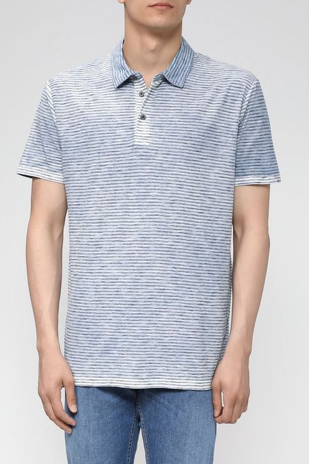 Хлопковое поло в полоску Cinque 2392₽