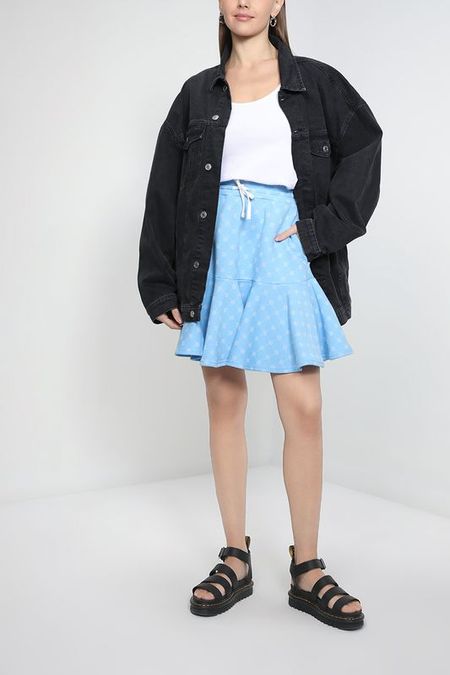 Хлопковая юбка на резинке BELUCCI 1252₽