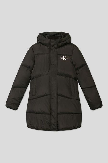 Утепленное пальто с логотипом бренда Calvin Klein Jeans 20242₽