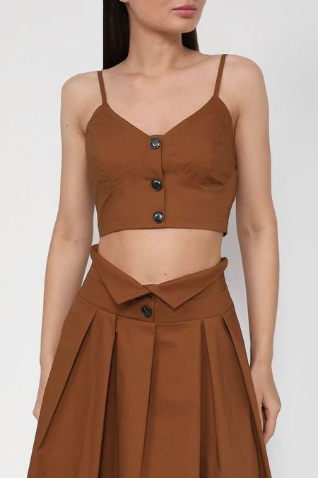 Укороченный топ на тонких лямках Rinascimento 2220₽